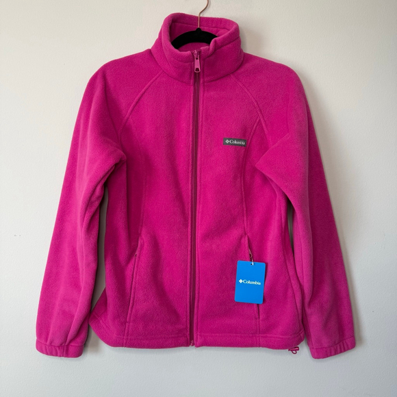 Columbia Jackets & Blazers - Columbia Hot Pink Fleece Jacket Medium NWT